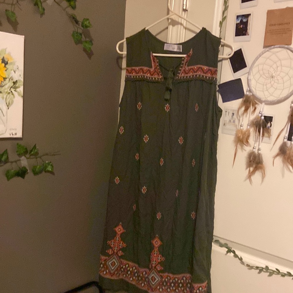 Green dress